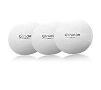Qpractiko - Set 3 Dischi Antigoccia | Acciaio Inossidabile | Previene Sprechi e Macchie | Facile da Pulire | Compatibile con Anelli e Tappi Sottovuoto | Accessorio Vino, Argento