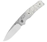 QPS Vault 14C28N, finitura a due toni stonewash - satinata, Manico: Alluminio anodizzato bo