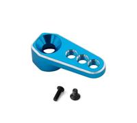 QPSJXN 1pcs 25t in Alluminio Servo Corno Braccio di aggiornamento del Braccio Compatibile con 1 a 18 Modelli di Automobili RC Come 2065T e Simili Veicoli Fuori Strada(Sky Blue)