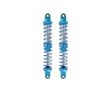 QPSJXN 2 PCS smorzatore di Olio d'urto in Metallo Compatibile con 1 10 RC Crawler Auto Adatta ai Modelli 90046 AXI03007 Accessori di aggiornamento TRX6(Blue 100mm)