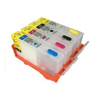 QPSJXN 364XL 364 XL Cartuccia di inchiostro con chip permanente riutilizzabile 1pc compatibile con B109 B110 B209 B210 C309 5520 5524 6510 6520 7510(1SET(4PC Empty))