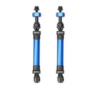 QPSJXN 4 Pezzi Albero di Trasmissione in Metallo Pesante Compatibile con Auto RC in 1/10 Come VXL 4x4 4WD Parti di aggiornamento(Blue F)