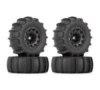 QPSJXN 4pcs 2,2 "3,0" Pneumatici a Neve a Sabbia imbrattata compatibili con Camion per Rotta Corto RC da 1 10 Come 22s DR10 e Modelli Simili