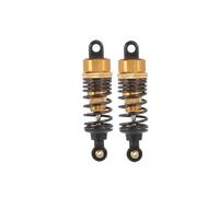 QPSJXN 4pcs 60mm Metal Shock Amorber per 1 Parti di Auto RC a 10 compatibili con Veicoli RC da Corsa alla deriva(Gold 2pcs)