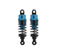 QPSJXN 4pcs 60mm Metal Shock Amorber per 1 Parti di Auto RC a 10 compatibili con Veicoli RC da Corsa alla deriva(Blue 2pcs)