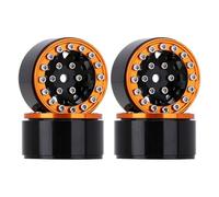 QPSJXN 4pcs da 1,0 Pollici Berchi di beadlock compatibili con 1/24 1/18 RC Crawler Auto Come SCX24 Ax24 Enduro24 Modello W1049(4PCS W1049GB)