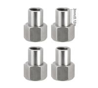 QPSJXN 4pcs m2 da Dadi a Ruota Lunga 2 mm 3 mm 5 mm per 1 Crawler RC a 24 Compatibile con SCX24 AX24(3MM)
