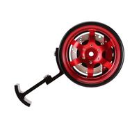 QPSJXN Aggiornamento del Volante in Alluminio di Controllo a Controllo Una Mano Compatibile con Il trasmettitore TQI per i Modelli TRX6 RC(Red)