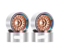 QPSJXN Alluminio Offset da 10 mm 1 Bordo per la Ruota di beadlock da 9 Pollici Compatibile con 1 10 RC Crawler e Modelli Simili Come VS4 10 Gen8 W1960(4PCS W1960BOR)
