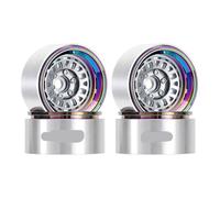 QPSJXN Alluminio Offset da 10 mm 1 Bordo per la Ruota di beadlock da 9 Pollici Compatibile con 1 10 RC Crawler e Modelli Simili Come VS4 10 Gen8 W1960(4PCS W1960GLR)