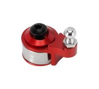 QPSJXN Braccio di Corno servo Regolabile in Alluminio 25T Compatibile con 1 a 10 Parti di Upgrade del Crawler RC Adatta ai Modelli TRX6(1PCS Red)