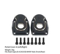 QPSJXN Brass Portal Cover Stering Knuckles Diff Copertura Pesi compatibili con 4WS III AR45P F9 SUPERSHAFTY CP44 ASSLE per Veicoli e Camion Fuori Strada(Portal Cover A)
