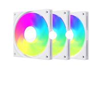 QPSJXN Cuscinetto FDB di Raffreddamento in Silenzio da 120 mm RGB per Il Telaio e CPU(White 3pcs)