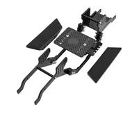 QPSJXN di aggiornamento del Telaio in Fibra di Carbonio Compatibile con 1 18 RC Crawler Ascent 18(Chassis with Sliders)