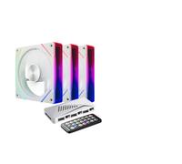 QPSJXN di raffreddamento ad acqua per ventole per ventole per pc RGB Teucer 120 mm 4pin pwm ventole cpu 3pin 5v argb compatibile con vari casi(3PCS-W-Forward)