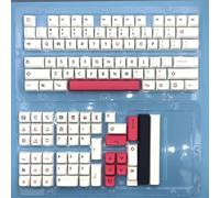 QPSJXN Fendai KeyCap XDA Profilo 126 Chiave PBT Sublimation Key per l'inglese e la russa compatibile con 61 68 71 81 87 98 104 108 tastiere meccaniche(Fendai US)