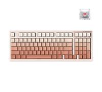 QPSJXN FL980V2 PRO 97Key Wireless Tastiera meccanica Blush KeyCap Strada il regalo d'amore per gli appassionati di tastiera