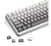 QPSJXN Gradiente keycaps grigio PBT set 134 keycaps sublimati a 5 lati compatibili con tastiere mx switch(MOA-JB JP boxed)