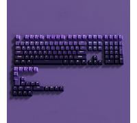 QPSJXN Gradiente RGB retroilluminato PBT OEM Profilo Keycaps per MX Switch Mechanical Taste in Nero Grigio Rosa e Bianco Compatibile con Varie tastiere meccaniche(Purple)