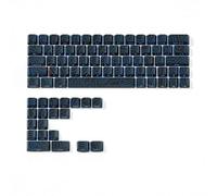 QPSJXN IMD-TECH 61/84/118 Topografiche TEECAP SET OEM Profile Shine-Through Design Accessori per tastiera(Black 84 keys)