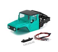 QPSJXN IR40 Guscio del Corpo Duro con Gabbia Rotolo Compatibile per 1 18 RC Crawler Fuori dal Veicolo Stradale(Unassembled Green)