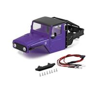 QPSJXN IR40 Guscio del Corpo Duro con Gabbia Rotolo Compatibile per 1 18 RC Crawler Fuori dal Veicolo Stradale(Unassembled Purple)