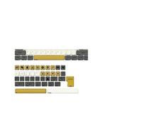 QPSJXN KBDIY Retro Glimmer Profilo Tema Profilo Chiavi Set 142 MX Switch per tastiere da Gioco Meccanico ISO PBT KOA KeyCaps(Glimmer Theme-KR)