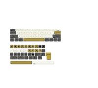 QPSJXN KBDIY Retro Glimmer Profilo Tema Profilo Chiavi Set 142 MX Switch per tastiere da Gioco Meccanico ISO PBT KOA KeyCaps(Glimmer Theme-EN)