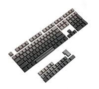 QPSJXN KeyCap a doppio scatto PBT da 133-K set di keycap stampato in Smokey Grey per il profilo delle tastiere da gioco meccanico