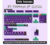 QPSJXN Keycap Anime Personalizzati per tastiere meccaniche compatibili con Layout ISO tra Cui Il Profilo 7U Spagnolo e Russo Giapponese Coreano Brasiliano.(01-Cherry-JP)