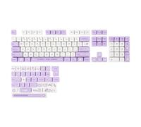 QPSJXN KeyCap del profilo PBT PBT per tinzatura a 141 tasti per le tastiere di gioco meccanico ANSI e ISO