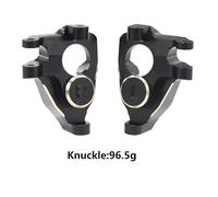 QPSJXN Knuckles sterzo a Peso in Ottone F10 Assale Coperchio Anteriore e Posteriore Portale Compatibile con 1 a 10 Modelli Crawler RC Come VRD VS4 10 Phoenix UPGRA(Knuckles)
