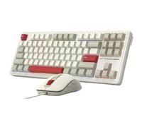 QPSJXN M87 Tastiera da Gioco cablata TKL M87 e Tastiera Meccanica retroilluminata RGB retroilluminata per la compatibilità per la compatibilità(FGMB)