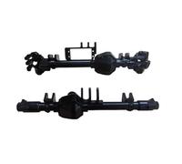 QPSJXN Parti di aggiornamento in alluminio per asse anteriore e posteriore compatibili con accessori per auto cingolate RBX10 Ryft 1/10 RC(BK)