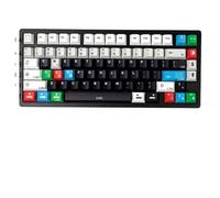 QPSJXN Resonance R2 PBT KeyCaps Style Dye Sublimation Design Inglese MX Switch Mechanical Taste(129keys)