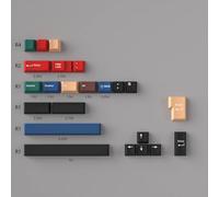 QPSJXN Set TEMINA PBT Set di Dye Set LIGHTRO R3 MESTO Profile per Switch MX TASSEGGIO Meccanico 64 87 96 104 Layout(Personality Key)