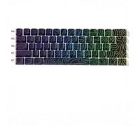 QPSJXN SET TOPOGRAFICO SET OEM Profile IMD Technology Shine-Through Design Side Stampato 61/118(Black 61 keys)