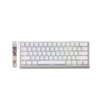 QPSJXN Tastiera da gioco meccanica di scambio caldo magnetico con velocità di polling 8K per personalizzazione compatibile con il modello FGG(MAD60HE RGB white)