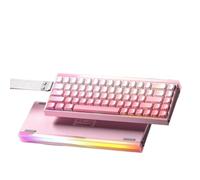 QPSJXN Tastiera Meccanica 'Interruttore Magnetico Personalizzabile con retroilluminazione RGB Swap Caldo 8K cablato per Giochi e Regalo(Pink-MDA)