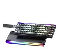 QPSJXN Tastiera Meccanica 'Interruttore Magnetico Personalizzabile con retroilluminazione RGB Swap Caldo 8K cablato per Giochi e Regalo(Black-Lighthouse)