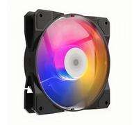 QPSJXN Ventola per la ventola del computer RGB da 120 mm ventola di raffreddamento silenzioso(Black single fan)