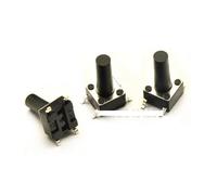 QPSYYB Interruttore a pulsante tattile SMD da 100 pezzi, 6 x 12 mm, interruttore, SMT,0106