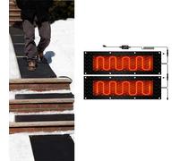 QPTGWPBZY Tappetini Anti-Neve for vialetti, Scale e Porte Esterne: Soluzione efficiente for la rimozione di Neve e Ghiaccio(30x120cmx2Pcs)