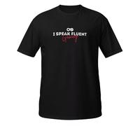 QQ2esUer I Speak Fluent Gaming Unisex T-Shirt for Video Game Fans