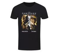 QQ2esUer The Shawshank Redemption Funny T-Shirt Cat Design Black Unisex Cats Film Lovers