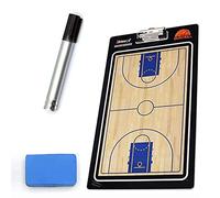 QQAA Lavagna Bianca per Allenatore di Basket, Lavagna Tattica a Doppio Lato, Coaches - Lavagna Bianca a Doppia Faccia, Dimensioni: 40cmx25cm