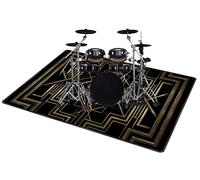 QQDD Tappeto per Batteria Insonorizzato - Tappetino Antiscivolo per Batterie Acustiche ed Elettroniche, Rullante, Snare Drum, Grancassa (80CM - 200CM)