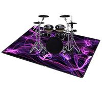 QQDD Tappeto per Batteria Tappetino per Batteria Drum Tappeto Insonorizzato per Batterie elettroniche Rullante Acustica Snare Drum Grancassa Strumenti Musicali Coperta Antiscivolo (80CM - 200CM)