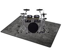 QQDD Tappeto per Batteria Tappetino per Batteria Drum Tappeto Insonorizzato per Batterie elettroniche Rullante Acustica Snare Drum Grancassa Strumenti Musicali Coperta Antiscivolo (80CM - 200CM)
