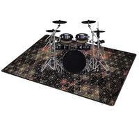 QQDD Tappeto per Batteria Tappetino per Batteria Drum Tappeto Insonorizzato per Batterie elettroniche Rullante Acustica Snare Drum Grancassa Strumenti Musicali Coperta Antiscivolo (80CM - 200CM)